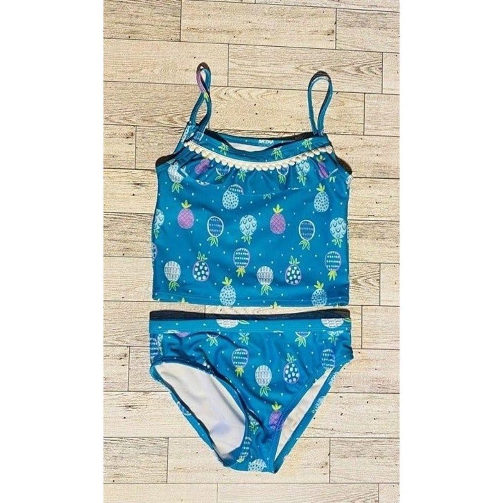 Gymboree Tankini - NWOT Blue Pineapple Size 5T